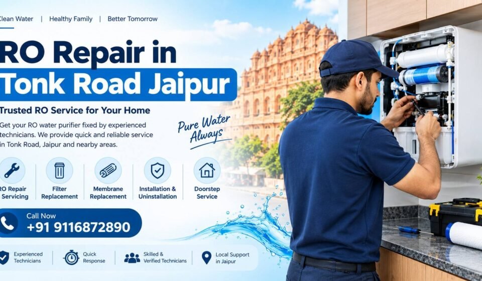RO Repair in Tonk Road Jaipur – Reliable Home Water Purifier Service